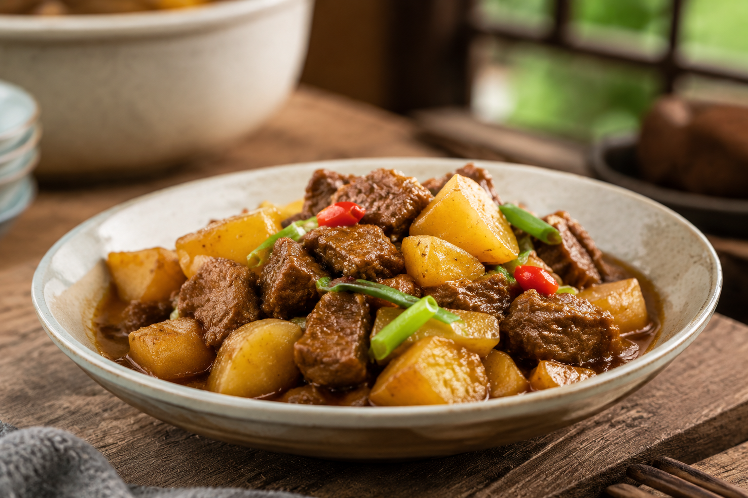 土豆烧牛肉