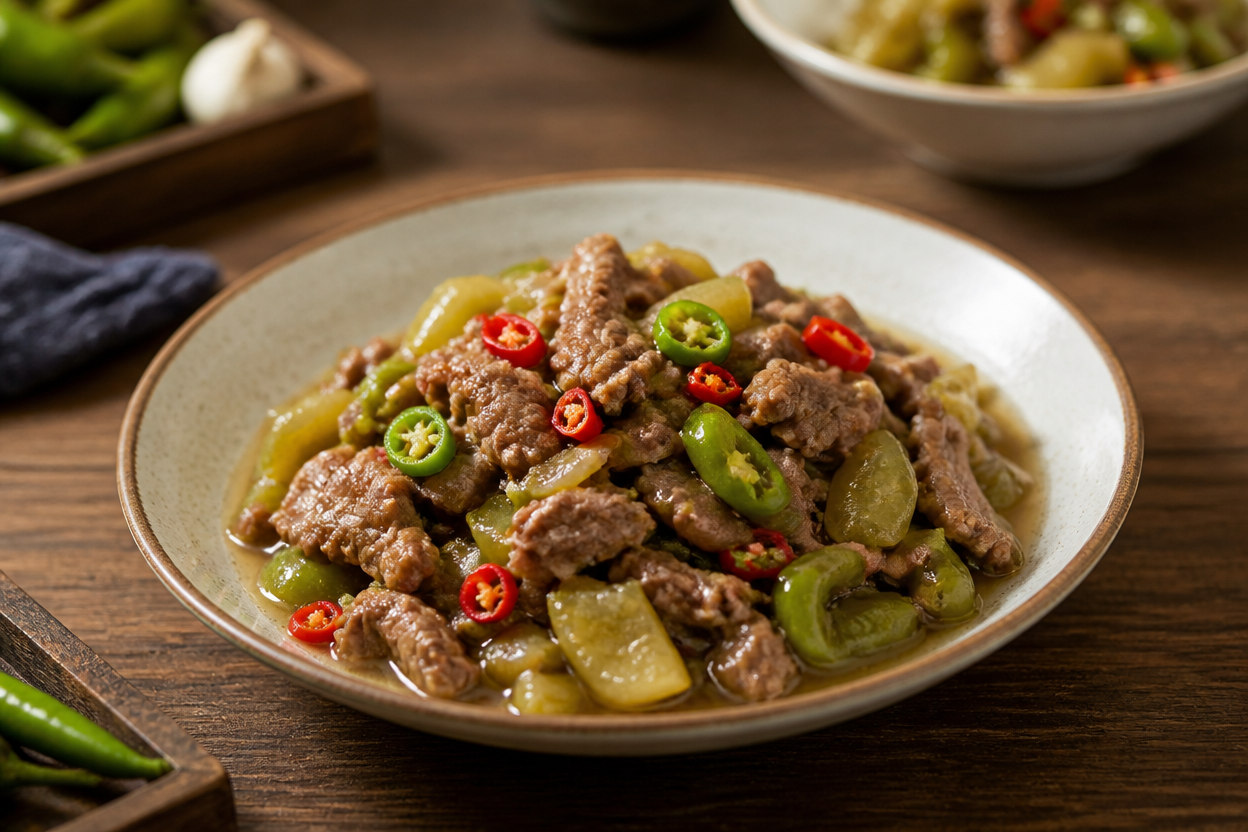 泡椒牛肉