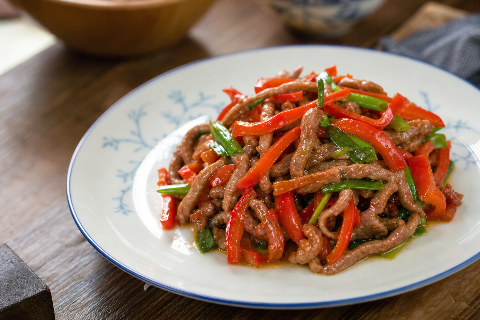 红椒肉丝