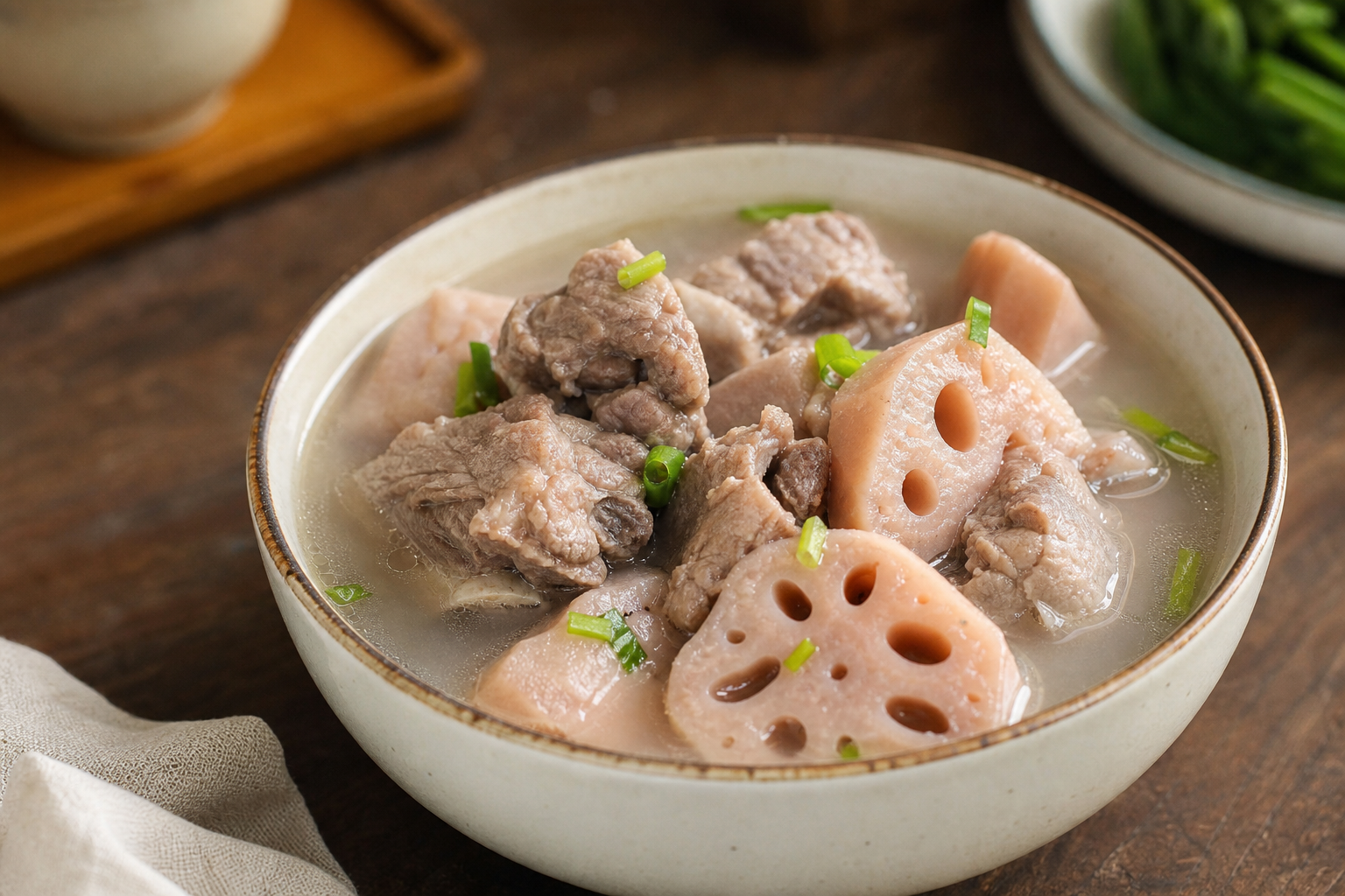 莲藕排骨汤