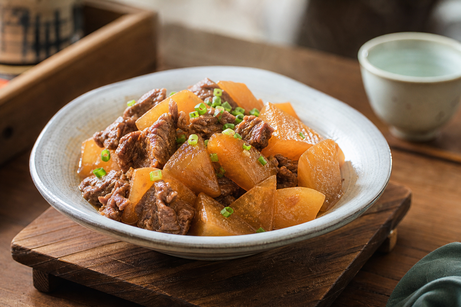 萝卜烧牛肉