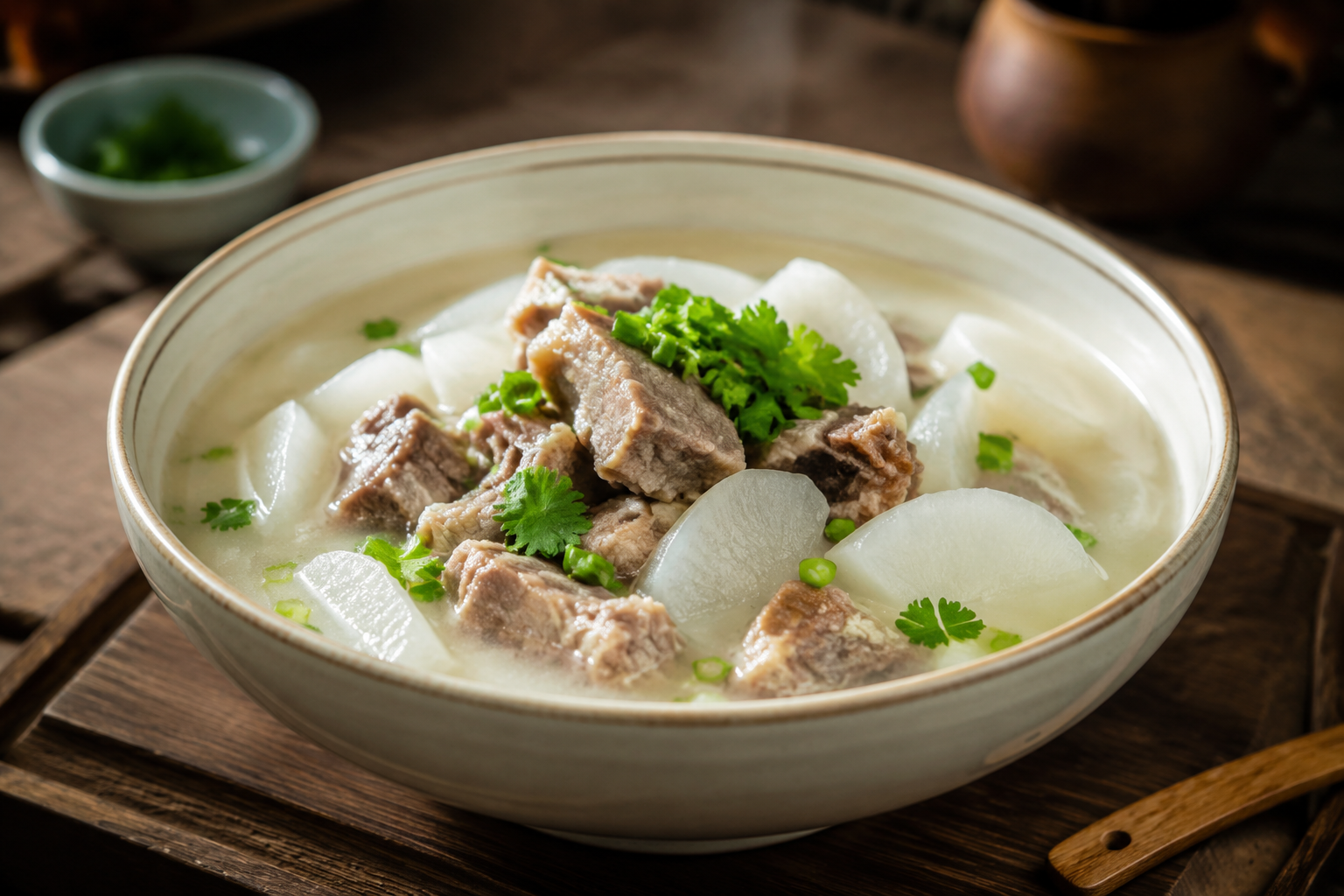 萝卜羊肉汤