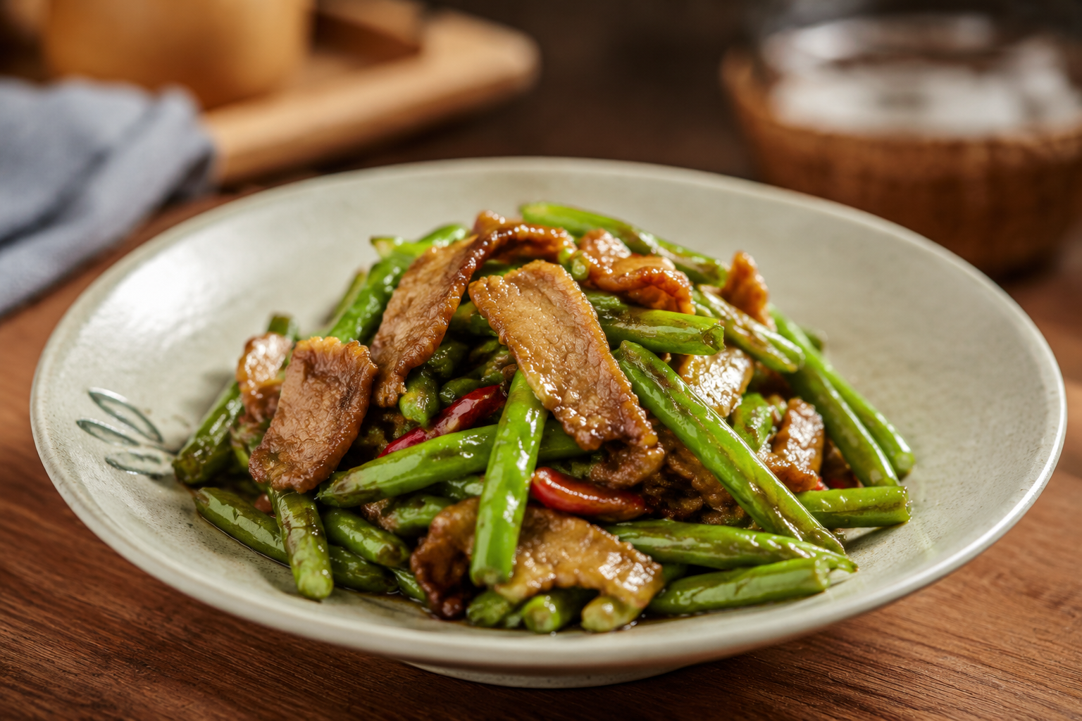 豆角炒肉 豆角炒肉