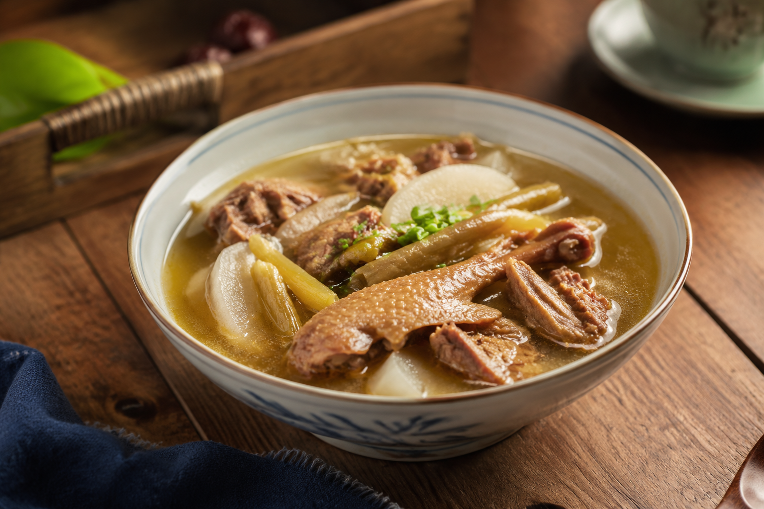 酸萝卜老鸭汤